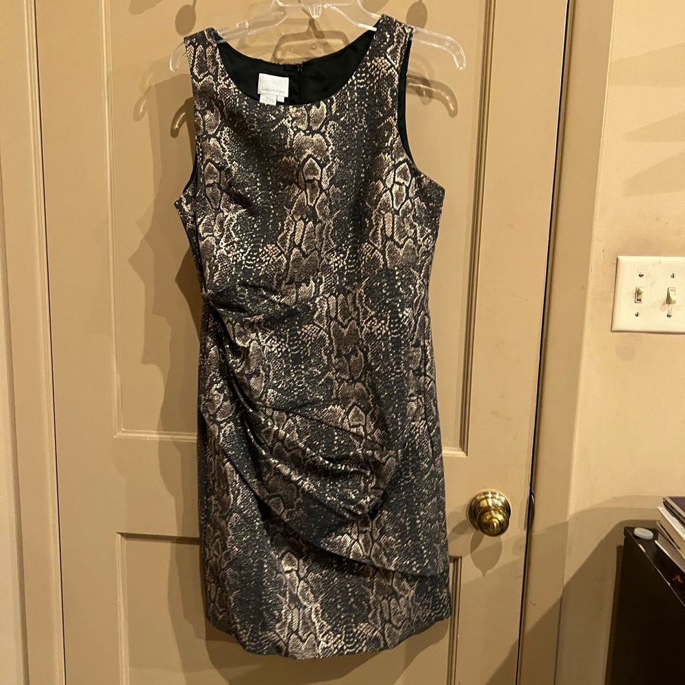Donna Morgan Snakeskin Dress